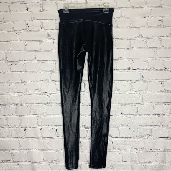 Spanx black faux leather leggings - Picture 7 of 16